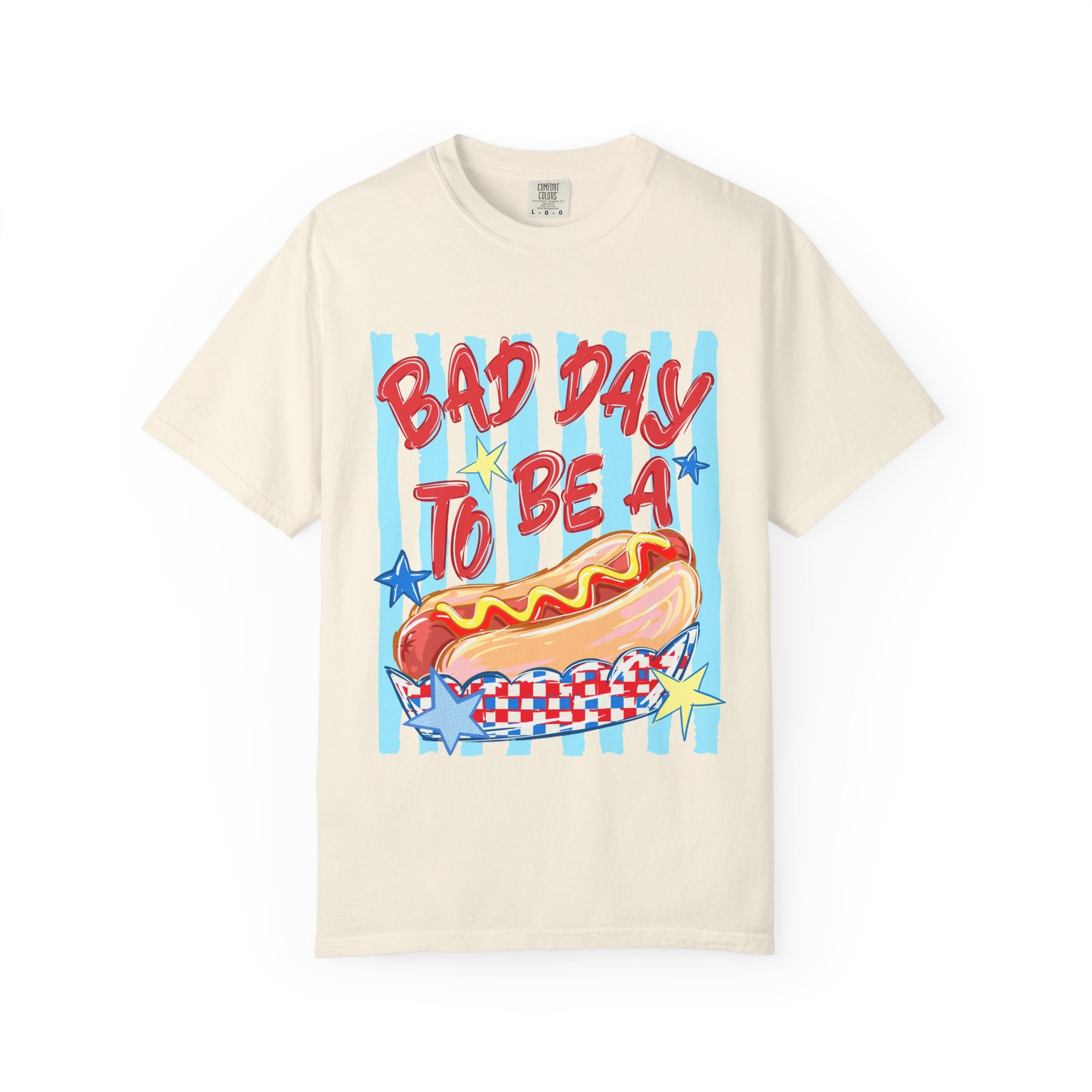 "Bad day to be a hotdog" T-shirt