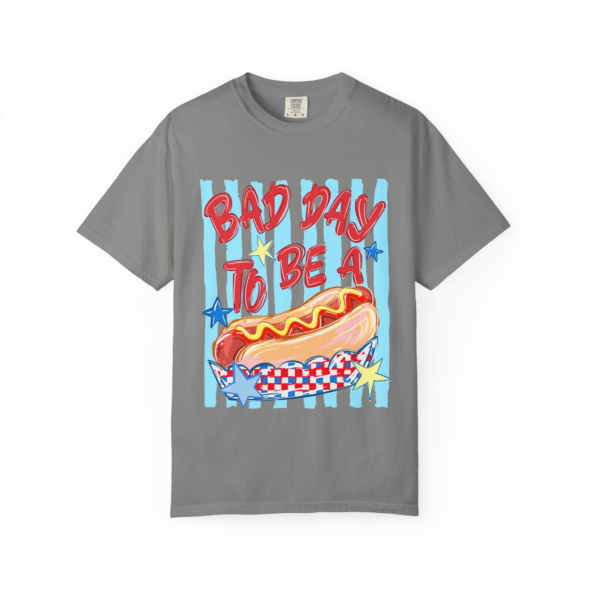 "Bad day to be a hotdog" T-shirt