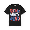 Patriotic "Red White & 250" Graphic T-Shirt