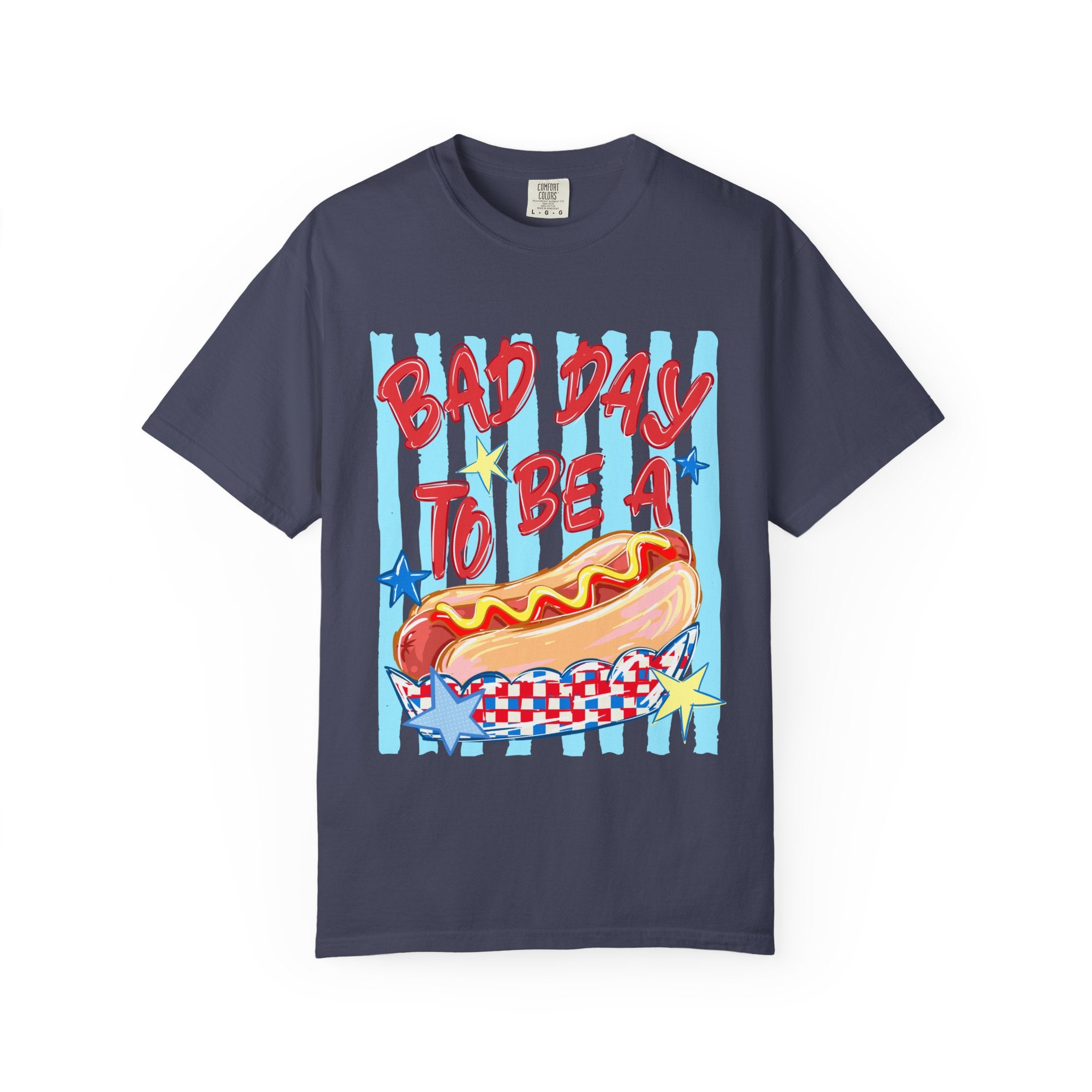 "Bad day to be a hotdog" T-shirt