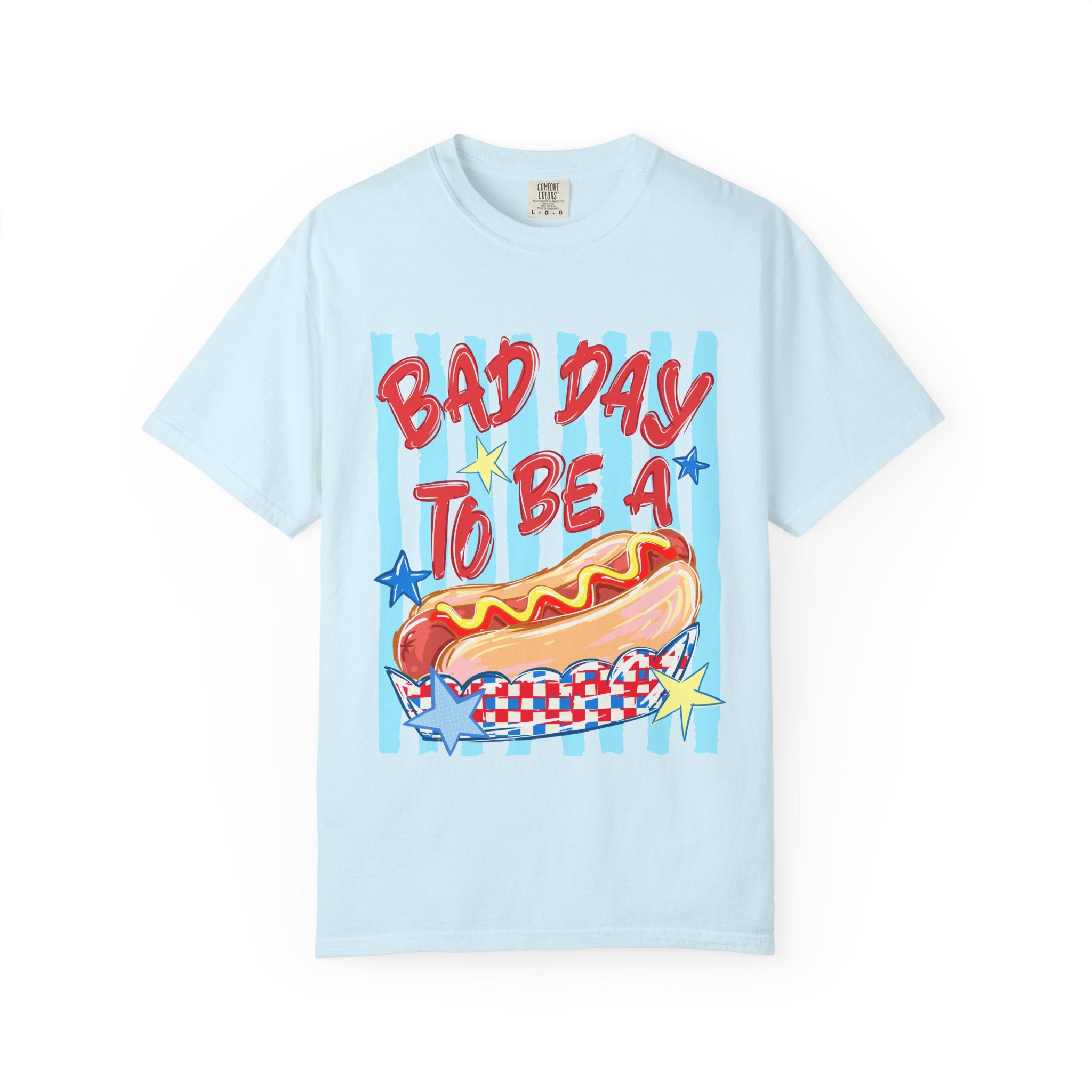 "Bad day to be a hotdog" T-shirt