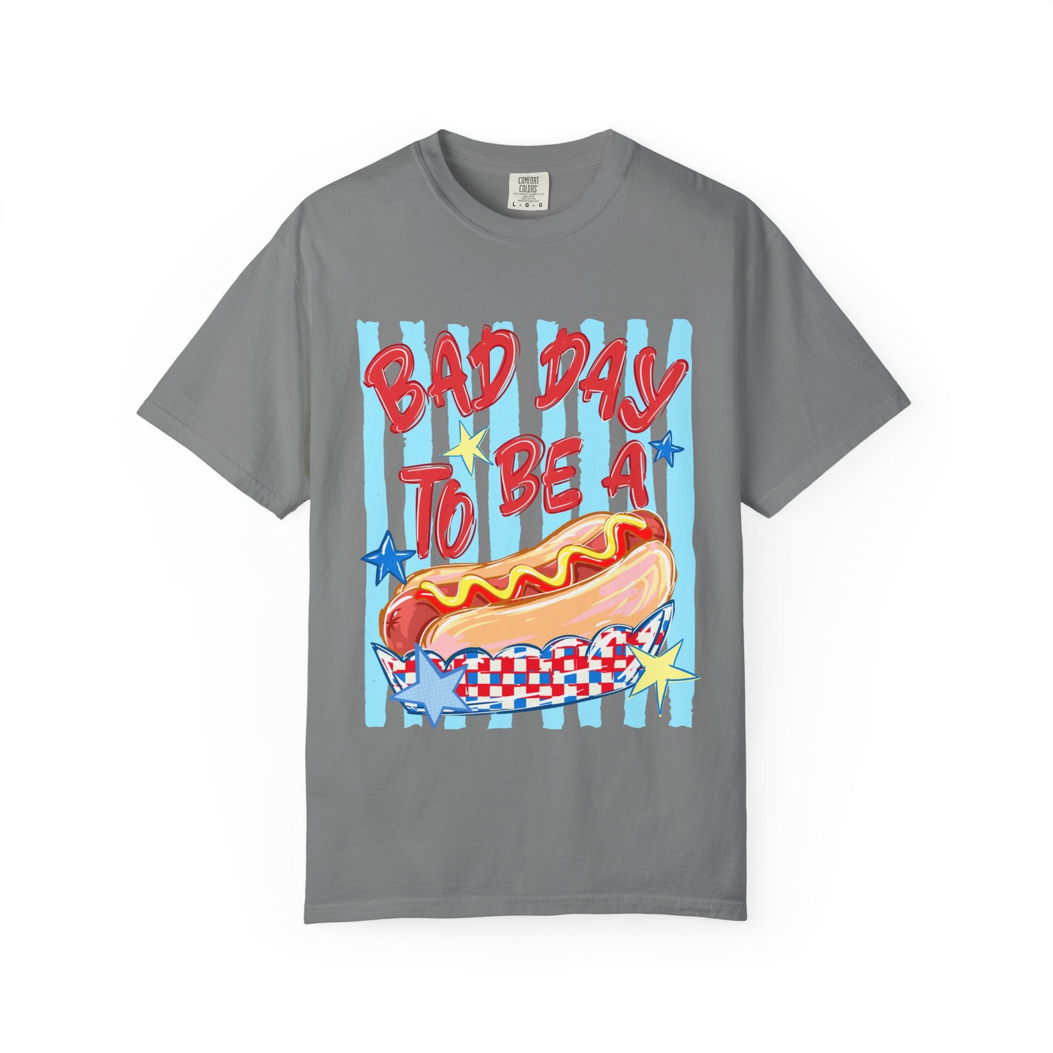 "Bad day to be a hotdog" T-shirt