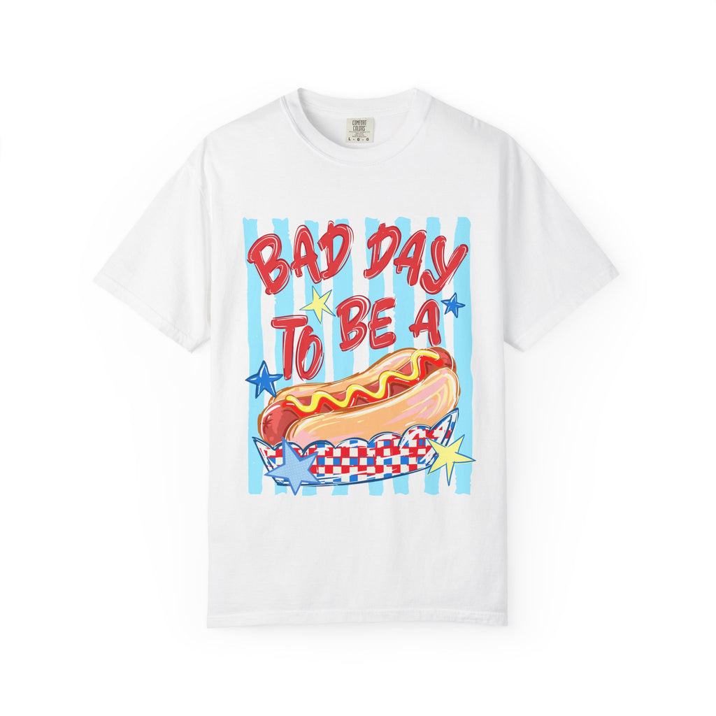 "Bad day to be a hotdog" T-shirt