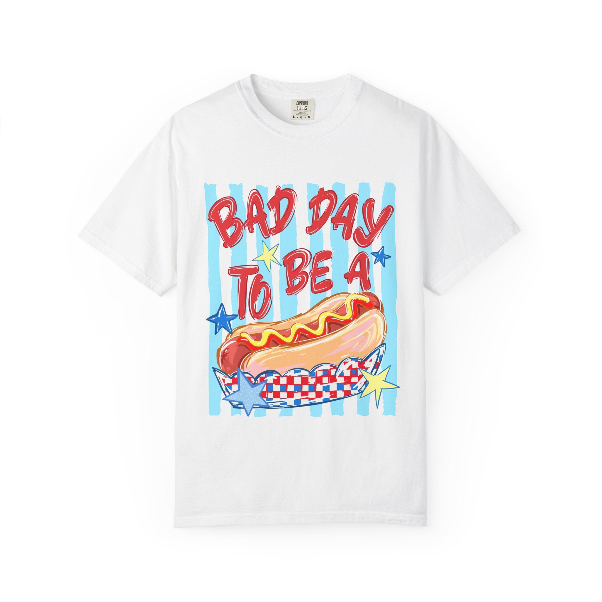 "Bad day to be a hotdog" T-shirt