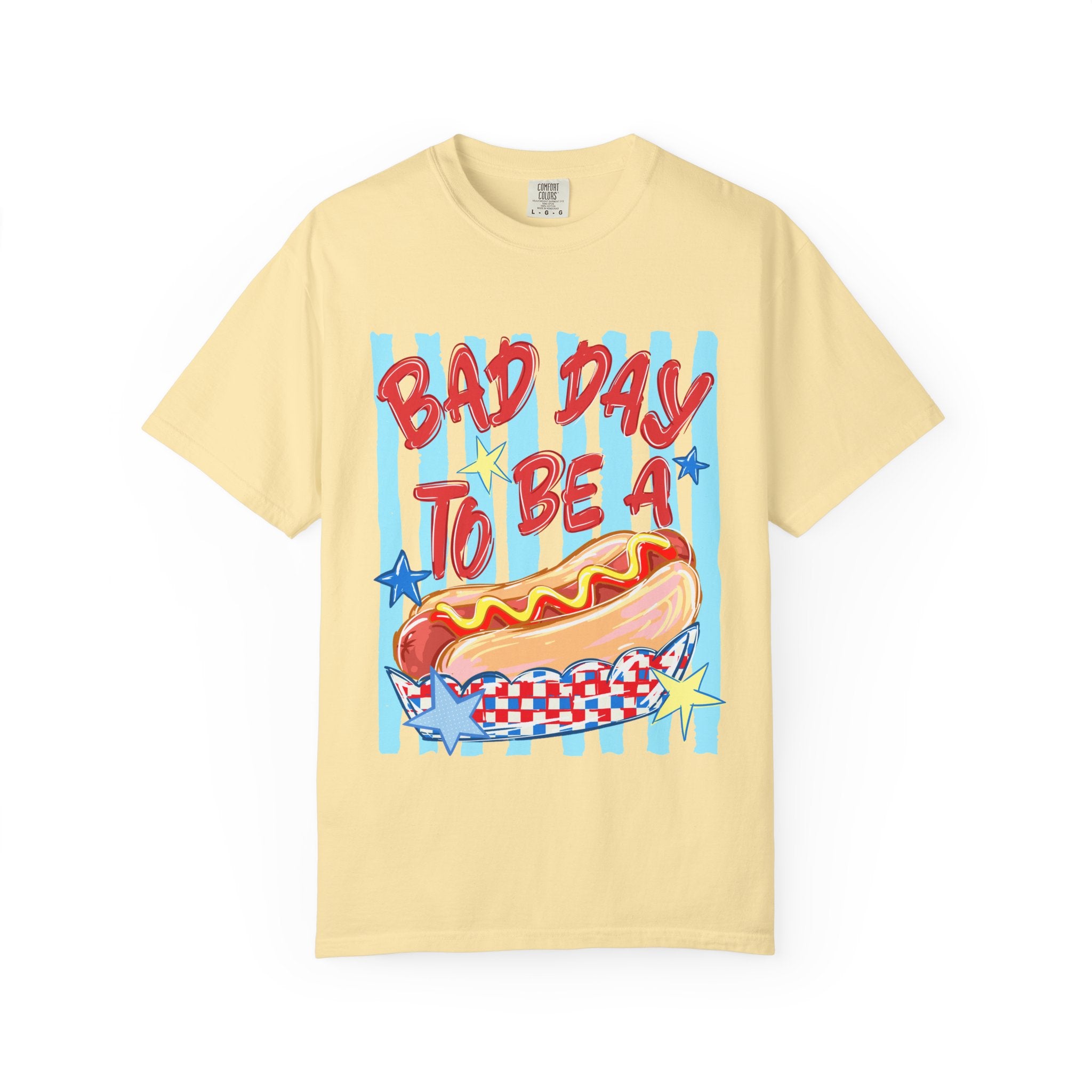 "Bad day to be a hotdog" T-shirt