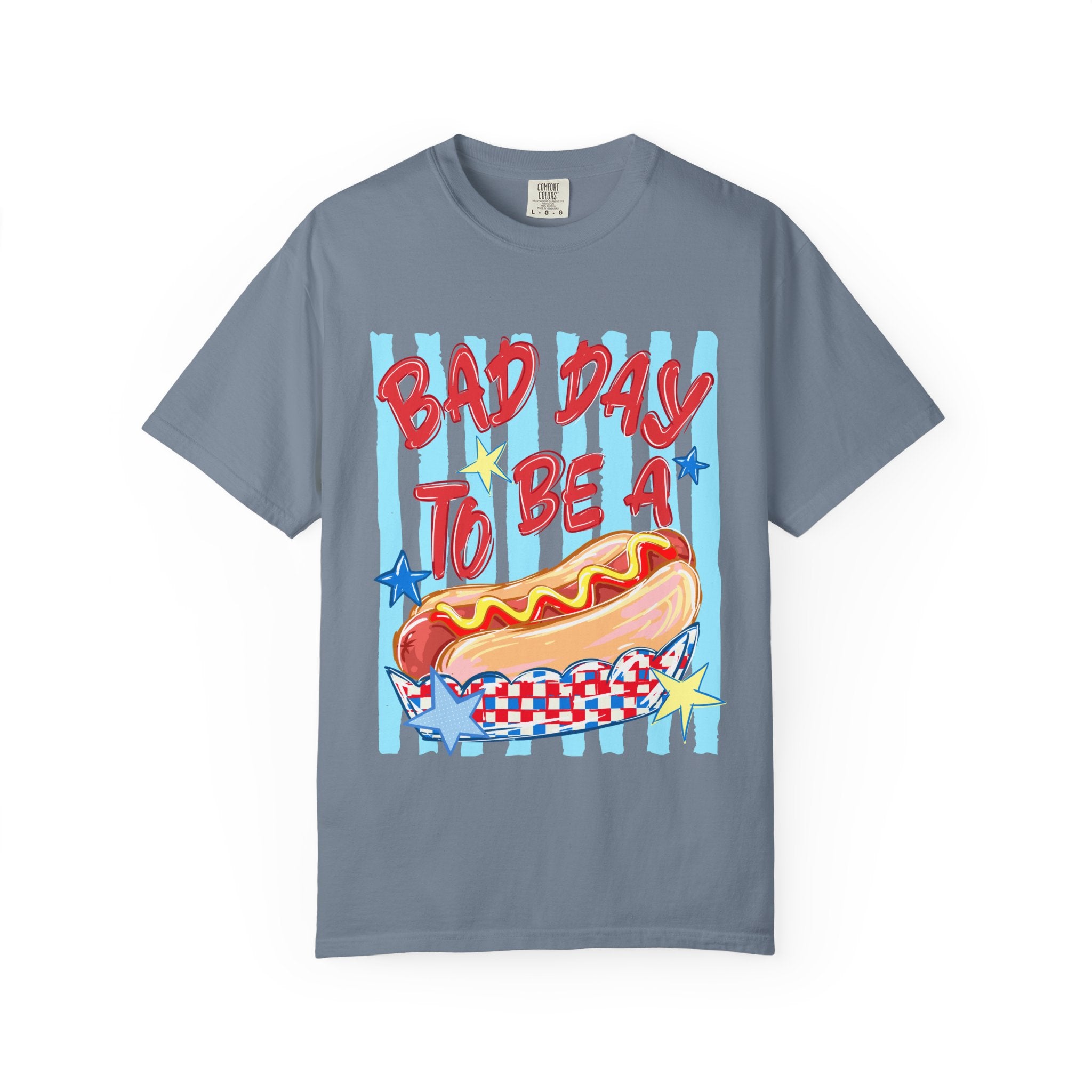 "Bad day to be a hotdog" T-shirt