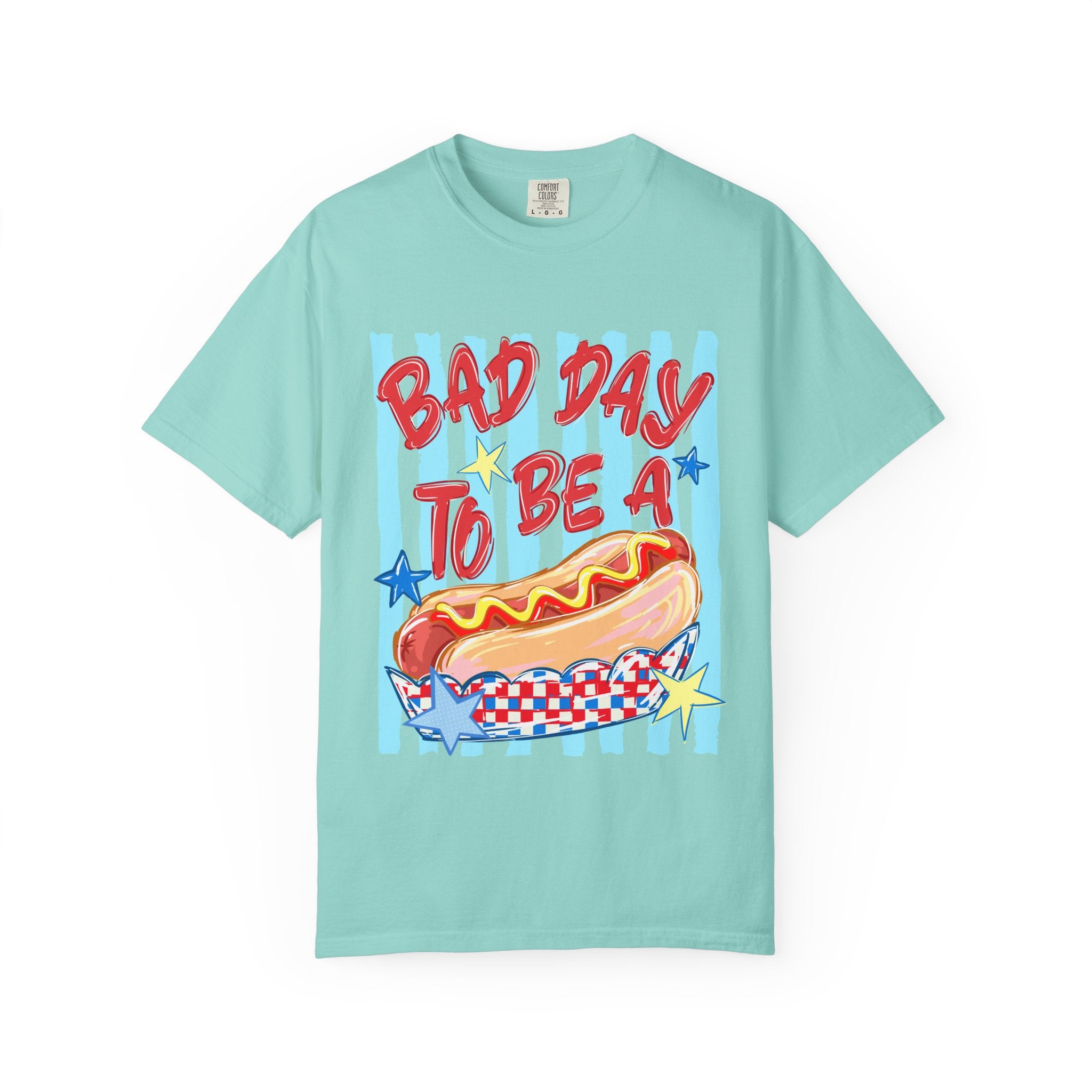 "Bad day to be a hotdog" T-shirt